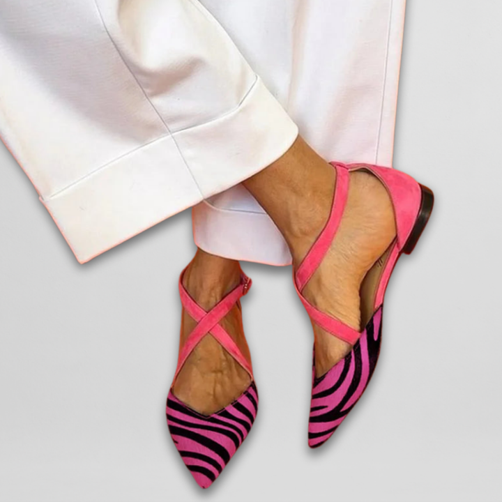 Fen I Ballet Flats with Straps