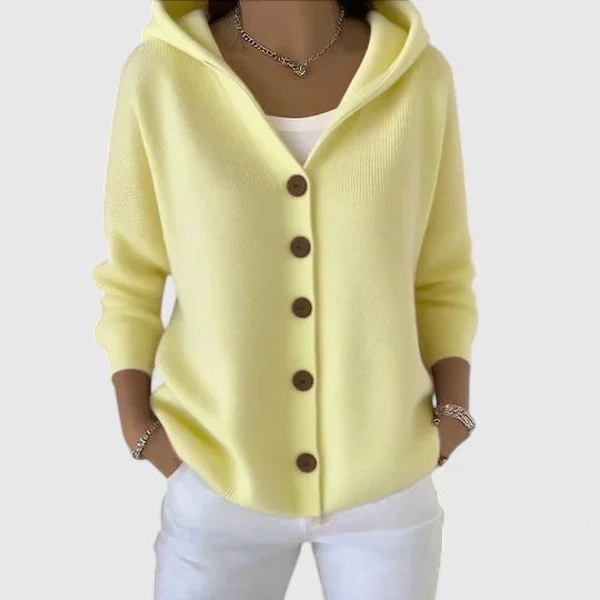 Jessica | Elegant Hooded Cardigan