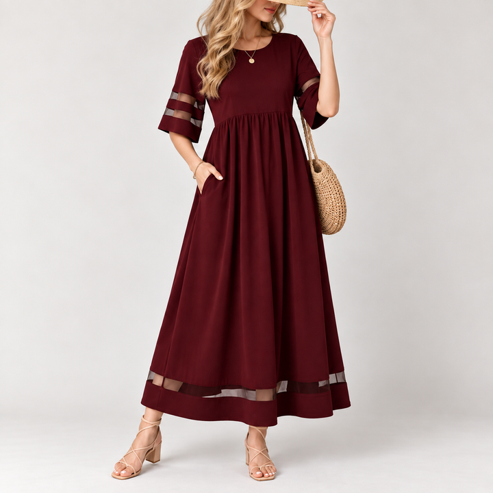 Kate™ | Tummy-Smoothing Midi Dress That Flatters Your Figure