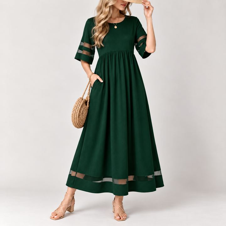 Kate™ | Tummy-Smoothing Midi Dress That Flatters Your Figure