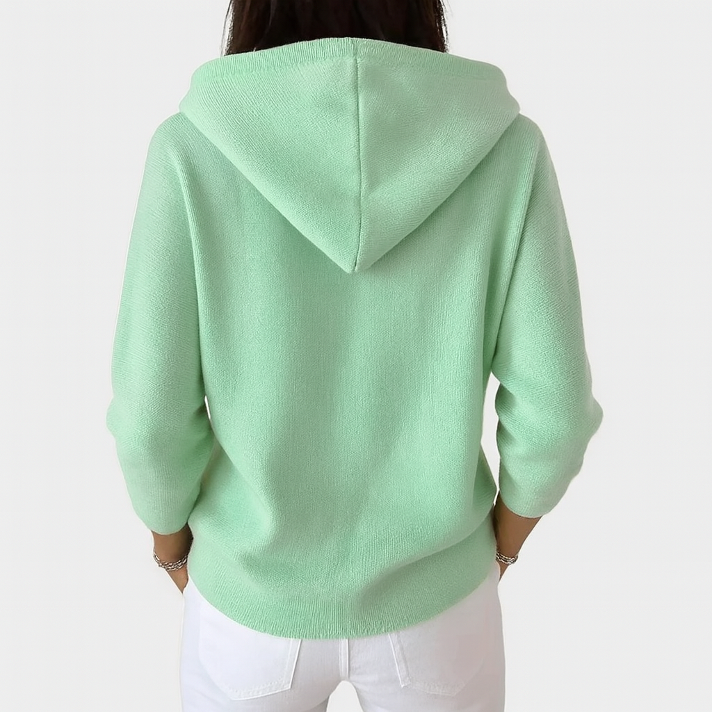 Jessica | Elegant Hooded Cardigan