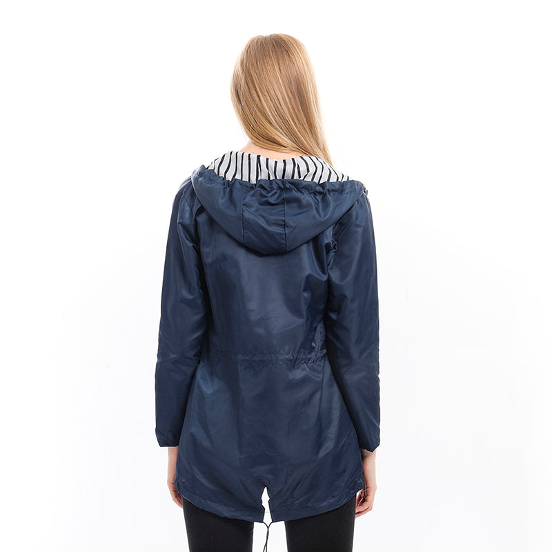 Women’s Parisian Lightweight Hooded Rain Jacket